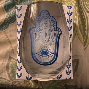 Unique wine glass brand new.